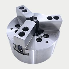 臺(tái)灣千島三爪長(zhǎng)行程液壓卡盤OP-L系列
